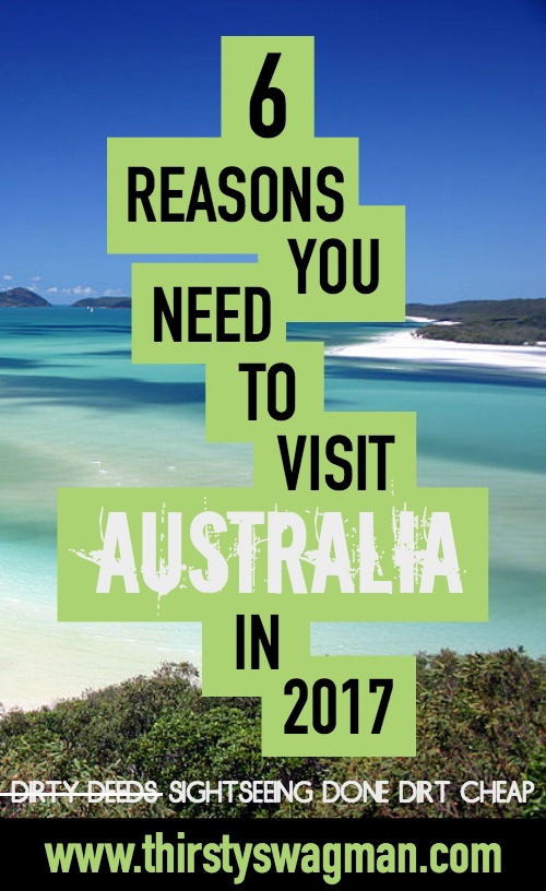 Why Visit Australia | 2017 travel | safest countries | friendliest countries | inexpensive/cheap sightseeing | Beaches and Beer | Chris Hemsworth