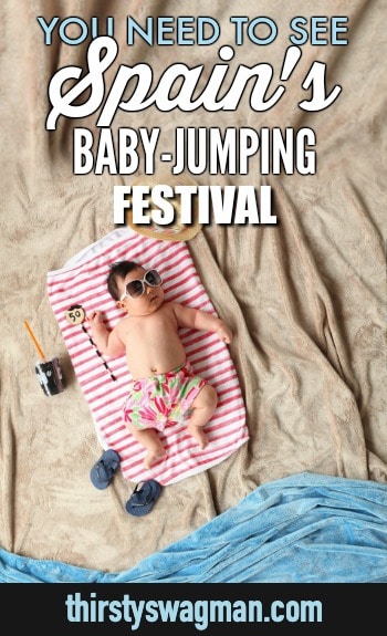 Spain's baby-jumping festival in Castrillo de Murca